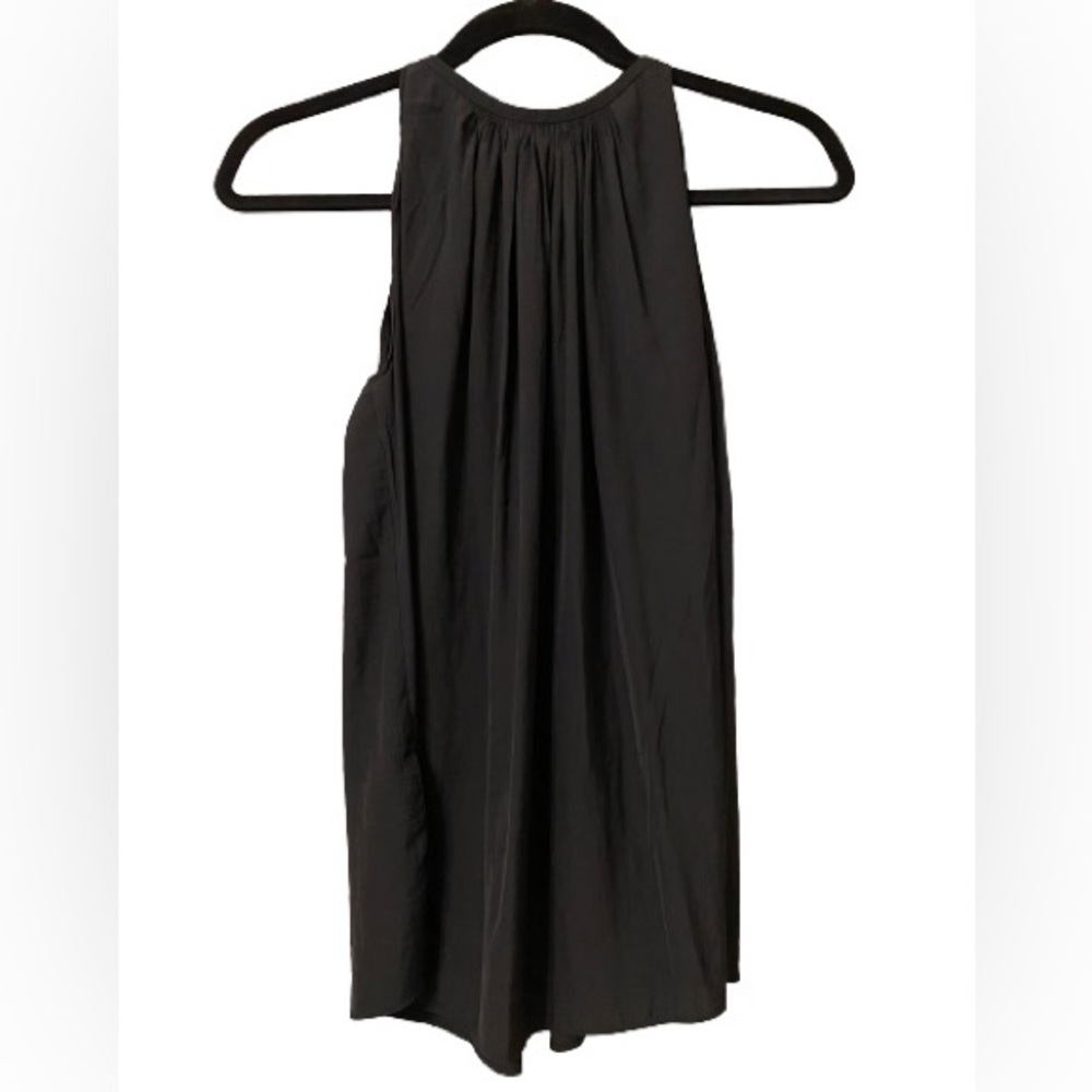 Catherine Maladrino Black Dressy Tunic Top